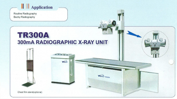 Máy x quang thường qui 300mA Triup TR300A