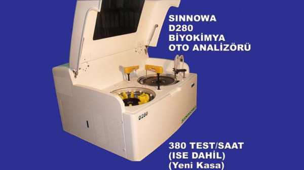 Máy xét nghiệm sinh hóa tự động Sinnowa D-280